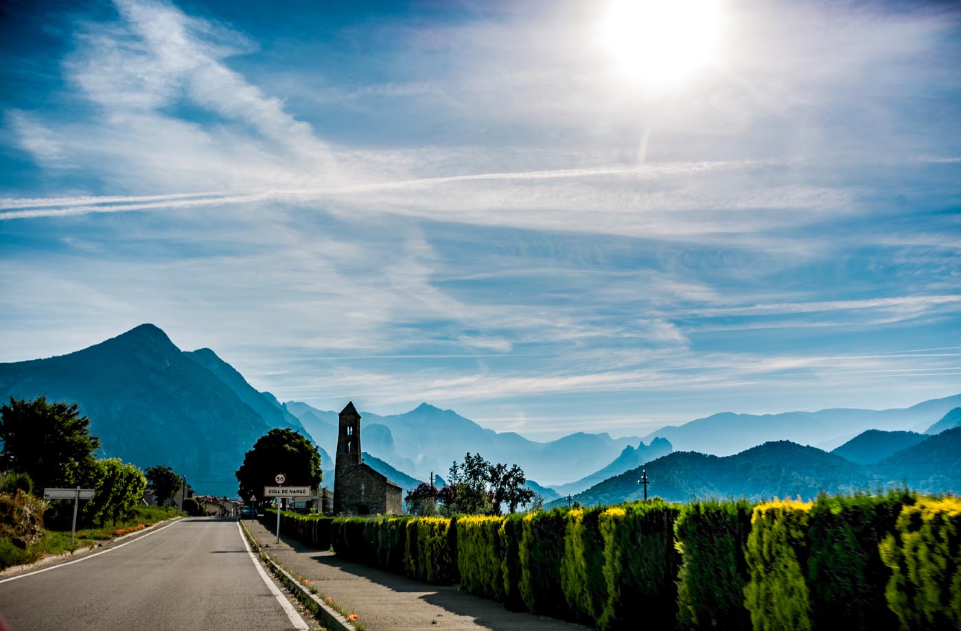 Driving to your local village: Coll de Nargo